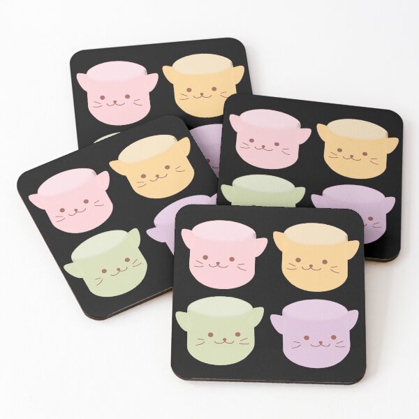 Item preview, Marshmeowlows Cute Pastel Marshmallow Cats designed and sold by glowvim.