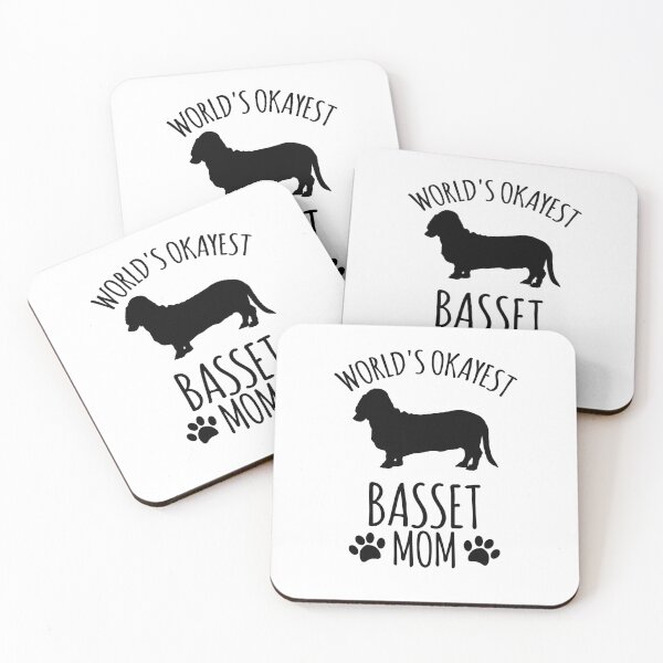 Item preview, Worlds Okayest Basset Mom - Dog Mom designed and sold by kindxinn.