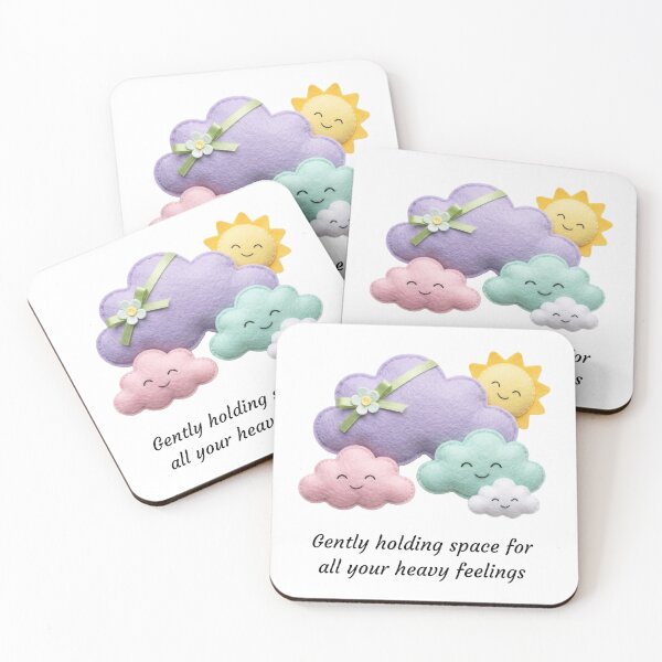 Item preview, Weighted Puffy Clouds and Sun Sensory Support Affirmation designed and sold by PromptCoreNexus.