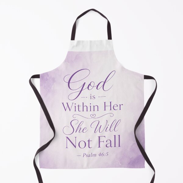 Item preview, God is Within Her She Will Not Fall Psalm 46:5 Christian Woman Scripture Art designed and sold by ebocraft.