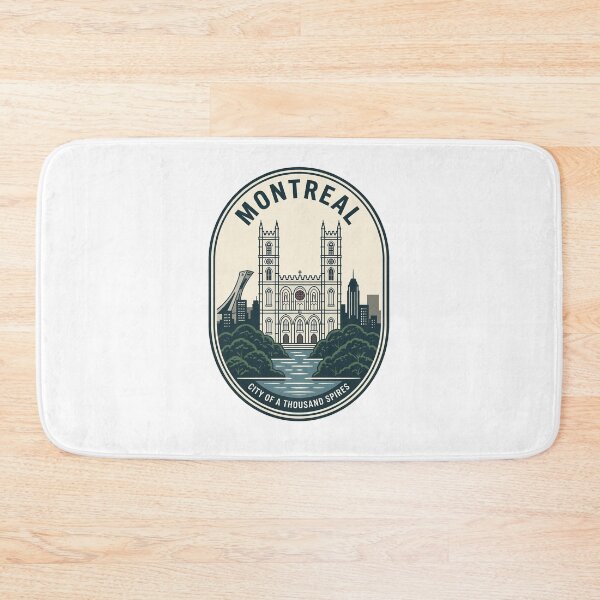 Item preview, Montreal Canada Notre-Dame Basilica Vintage Travel Badge designed and sold by k3rstman1.
