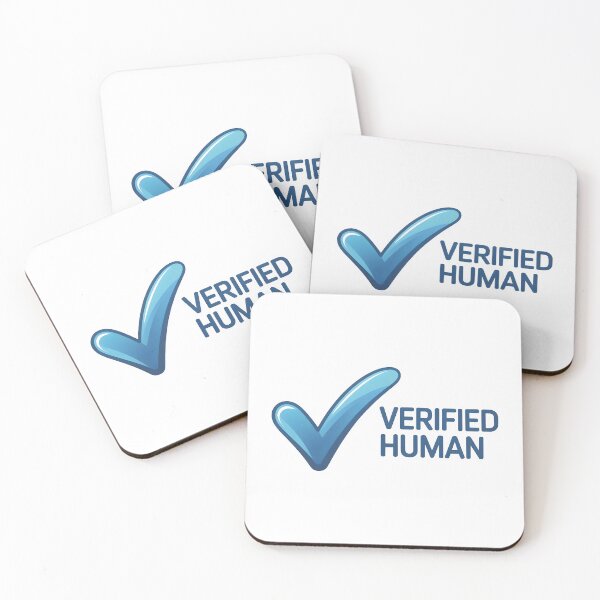 Item preview, Verified Human Blue Checkmark - Sarcastic Social Media Badge designed and sold by EverSale.