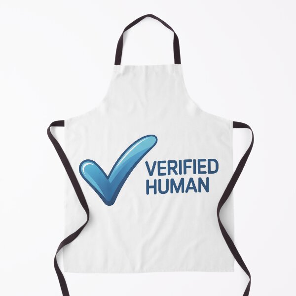 Item preview, Verified Human Blue Checkmark - Sarcastic Social Media Badge designed and sold by EverSale.