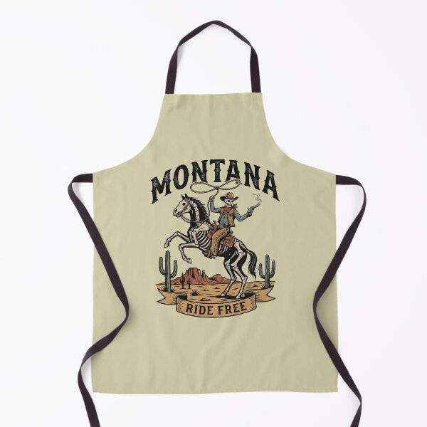 Item preview, Montana Ride Free Skeleton Cowboy Vintage Western Skull Horse designed and sold by Milasneeze.