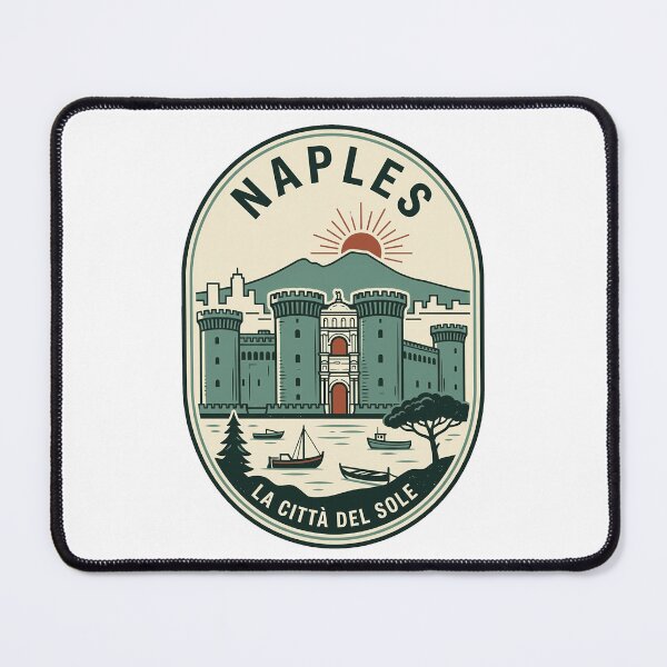 Item preview, Vintage Naples Italy Castel Nuovo Travel Badge designed and sold by k3rstman1.