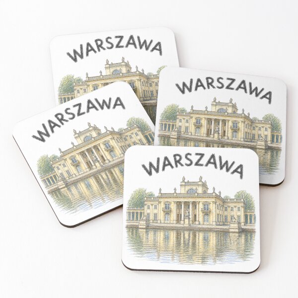 Item preview, Łazienki Palace on the Water in Warsaw – Artistic Illustration designed and sold by JOANNASKAH.