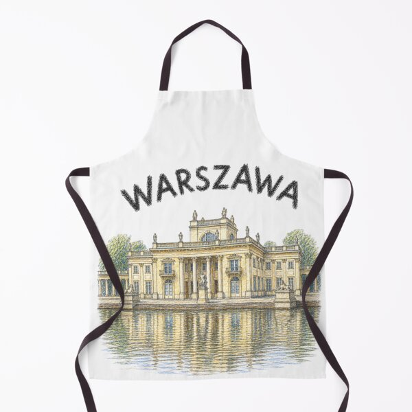 Item preview, Łazienki Palace on the Water in Warsaw – Artistic Illustration designed and sold by JOANNASKAH.