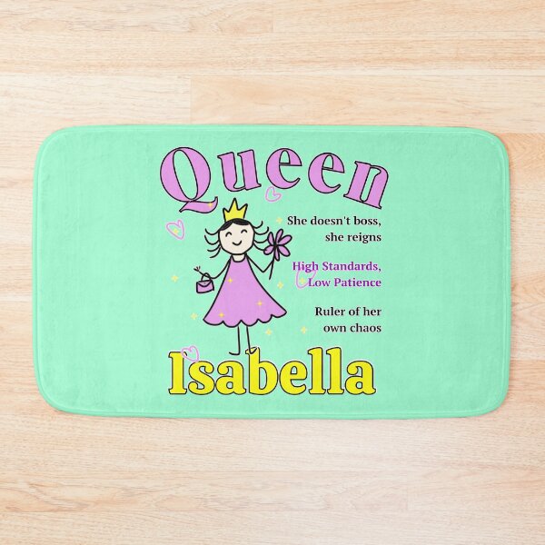 Item preview, Queen Isabella - Personalized Name Gift - Doodle Style designed and sold by illeN-Art-World.