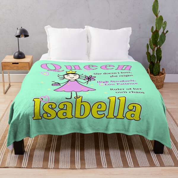 Item preview, Queen Isabella - Personalized Name Gift - Doodle Style designed and sold by illeN-Art-World.