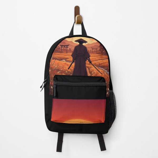 Item preview, Lone Wolf Anime Samurai Sunset – Emotional Japanese Warrior Aesthetic Gift designed and sold by Im-Ara.