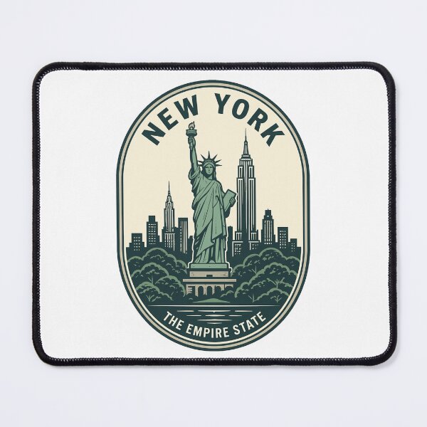 Item preview, New York City Statue of Liberty Vintage Emblem designed and sold by k3rstman1.