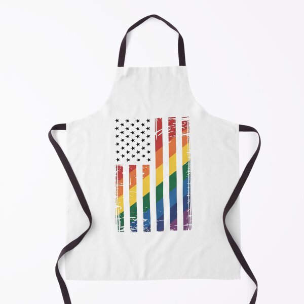 Item preview, Gay American Flag Distressed Rainbow Pride Patriotic designed and sold by Say It With Ink.