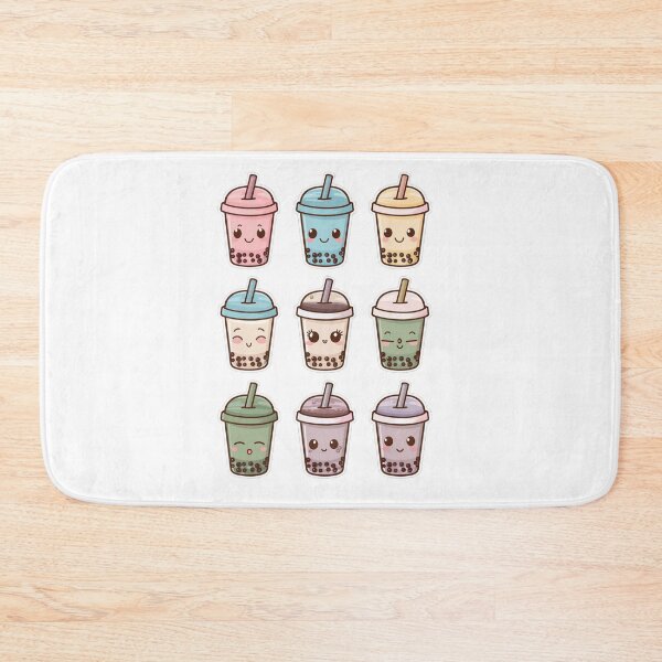 Item preview, Kawaii Bubble Tea Grid designed and sold by SiarheiYur.