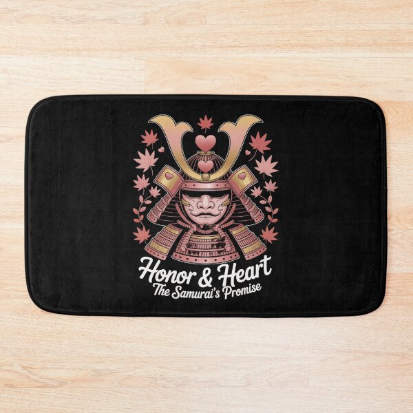 Item preview, Honor and Heart Samurai Mask Japanese Valentine Warrior T-Shirt designed and sold by DarylWelsh2024.