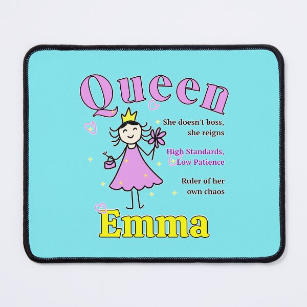 Item preview, Queen Emma - Personalized Name Gift - Doodle Style designed and sold by illeN-Art-World.
