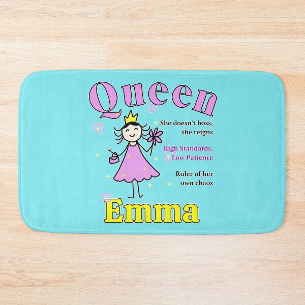 Item preview, Queen Emma - Personalized Name Gift - Doodle Style designed and sold by illeN-Art-World.