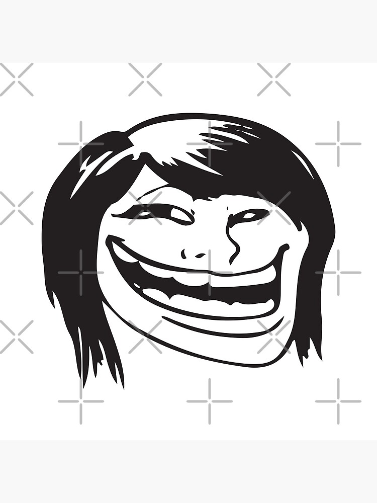 Trollface Internet Troll Internet Meme Rage Comic PNG, Clipart, Black And  White, Drawing, Face, Facial Expression