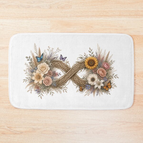 Item preview, Floral Infinity Symbol designed and sold by PetalGarden.