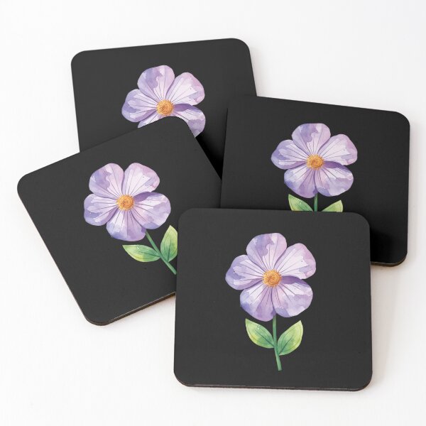 Item preview, Acuarela de flores moradas designed and sold by uunaa.