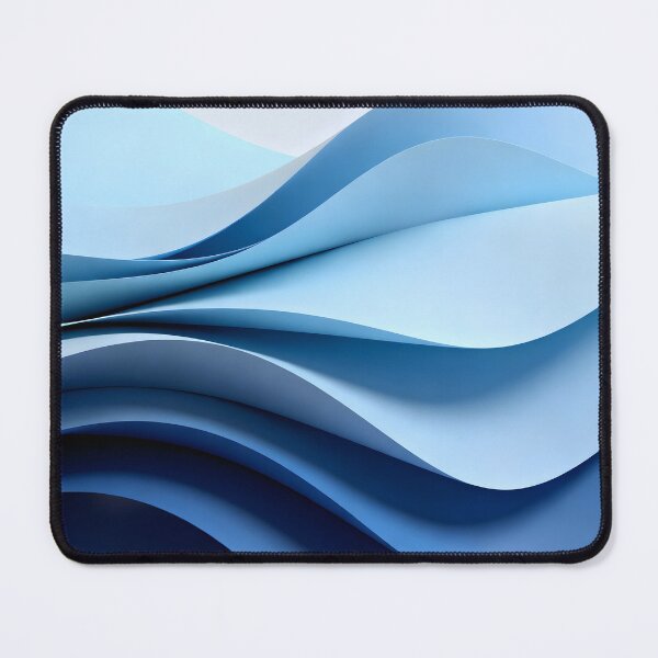 Item preview, Elegant Sculptural Blue Wave Abstract designed and sold by Paulocdias.