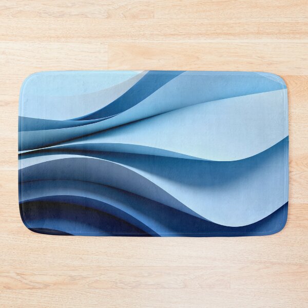 Item preview, Elegant Sculptural Blue Wave Abstract designed and sold by Paulocdias.