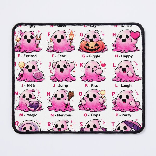 Item preview, Alphabet Boo Emotion designed and sold by clintang.