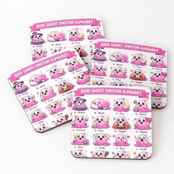 Item preview, Alphabet Boo Emotion designed and sold by clintang.