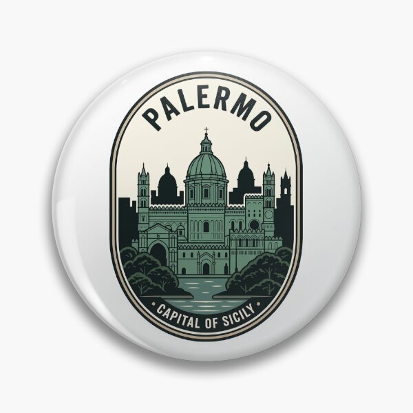 Item preview, Vintage Palermo Sicily Italy Travel Badge designed and sold by k3rstman1.