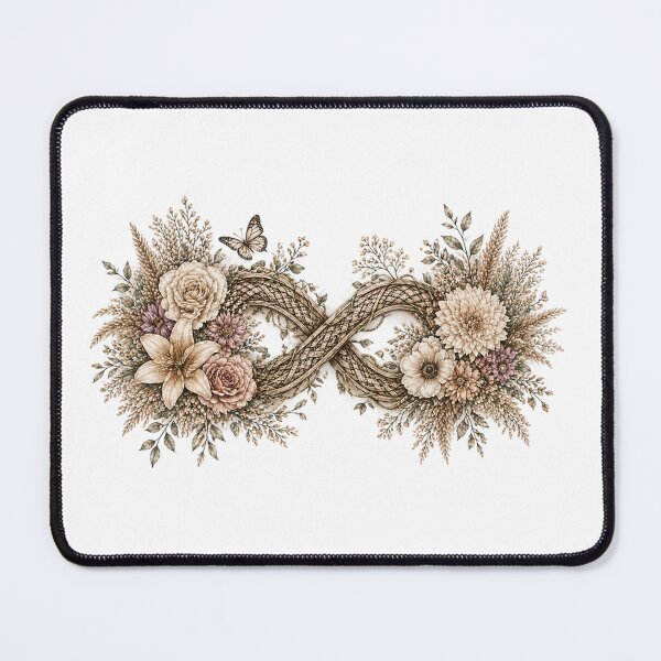 Item preview, Floral Infinity Symbol designed and sold by PetalGarden.