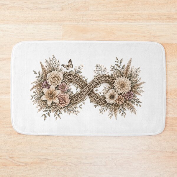 Item preview, Floral Infinity Symbol designed and sold by PetalGarden.