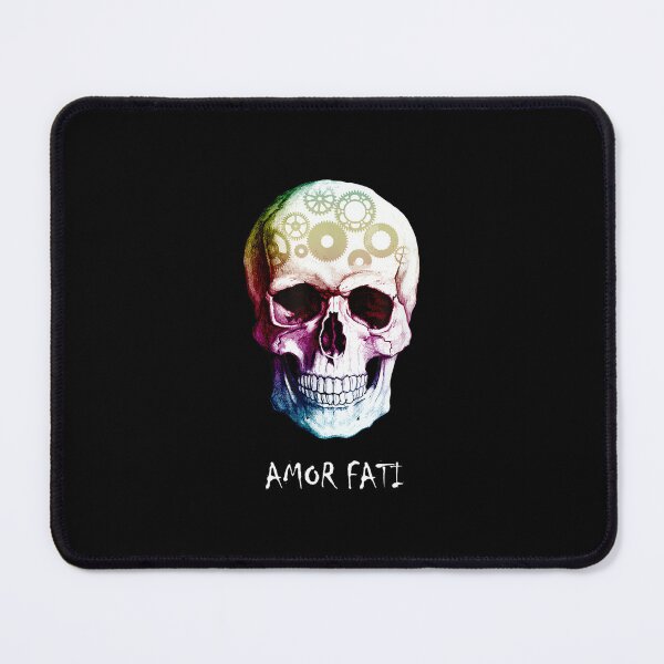 Item preview, Nietzsche Stoic Quote Skull Amor Fati designed and sold by raeganluskanor.