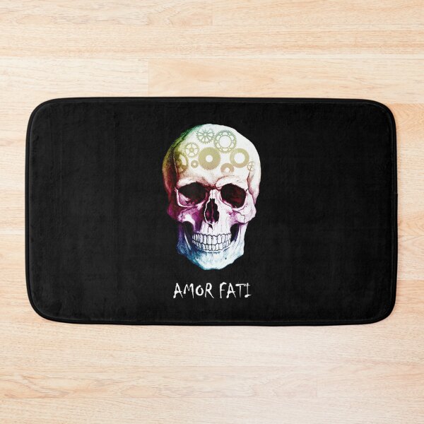 Item preview, Nietzsche Stoic Quote Skull Amor Fati designed and sold by raeganluskanor.