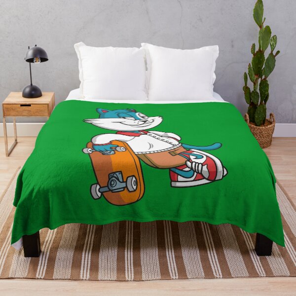 Item preview, Skateboarding Cat – Funny Cool Kitty Skater Design designed and sold by MerlinWear.