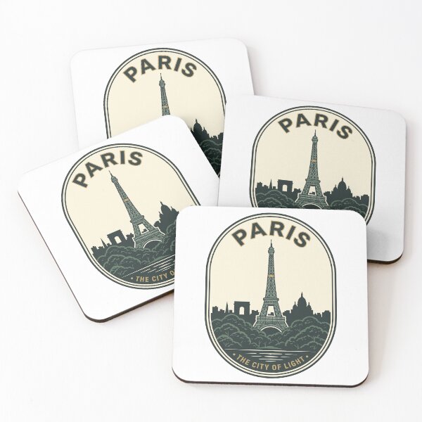 Item preview, Vintage Paris City of Light Eiffel Tower Badge designed and sold by k3rstman1.