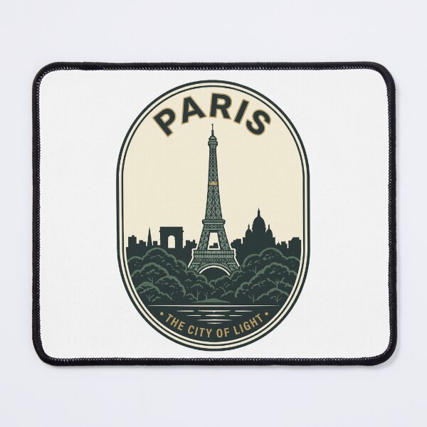 Item preview, Vintage Paris City of Light Eiffel Tower Badge designed and sold by k3rstman1.