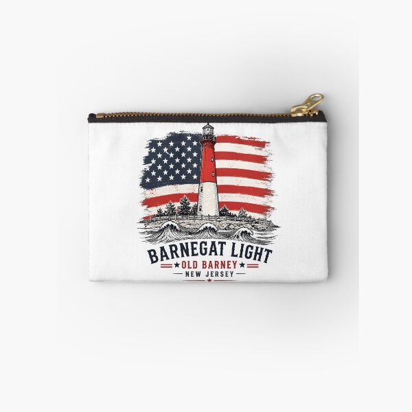 Item preview, Barnegat Light Old Barney Patriotic Lighthouse Vintage Art Funny Gifts designed and sold by BadhbhArt.