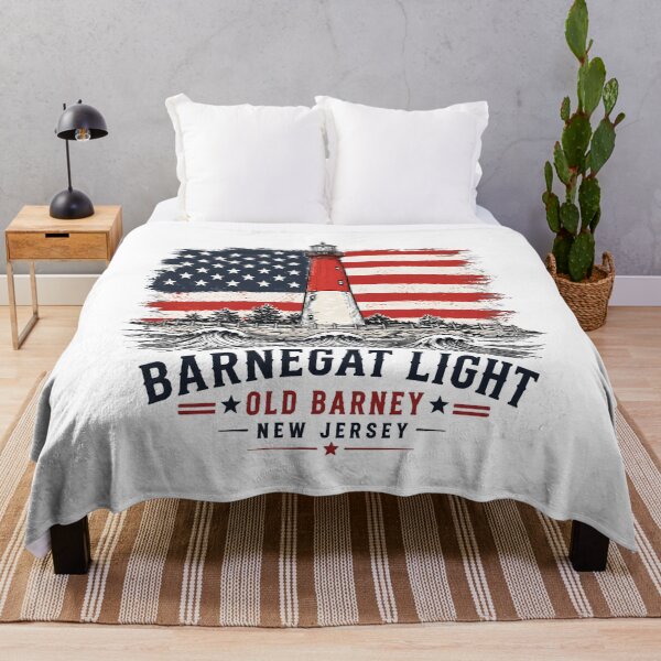 Item preview, Barnegat Light Old Barney Patriotic Lighthouse Vintage Art Funny Gifts designed and sold by BadhbhArt.