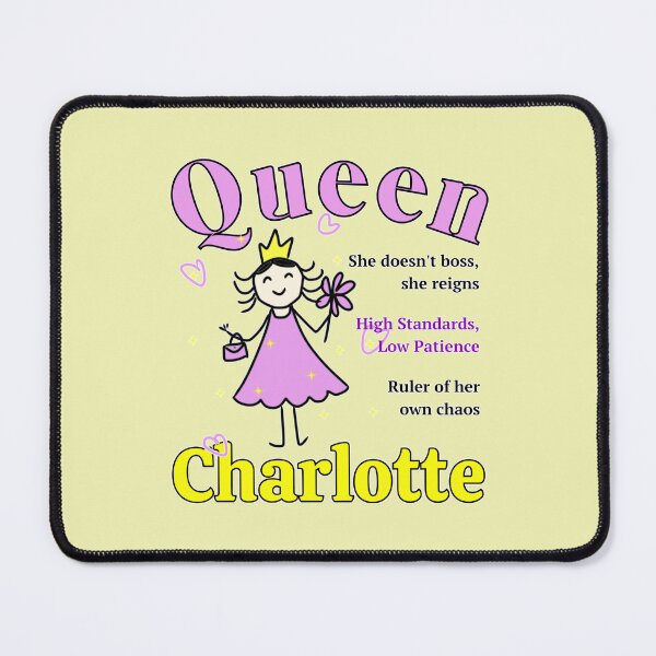 Item preview, Queen Charlotte - Personalized Name Gift - Doodle Style designed and sold by illeN-Art-World.