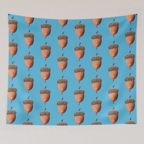 Item preview, Warm Brown Acorn Art Botanical Country Oak Tree designed and sold by Sharon Cummings Art.