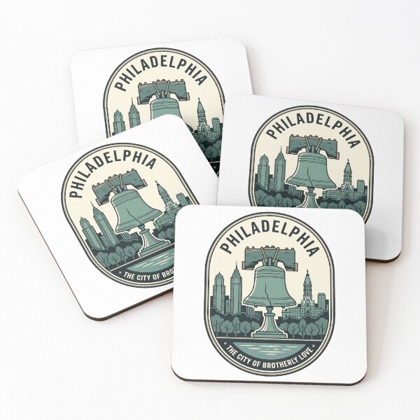 Item preview, Vintage Philadelphia Liberty Bell Skyline Badge designed and sold by k3rstman1.