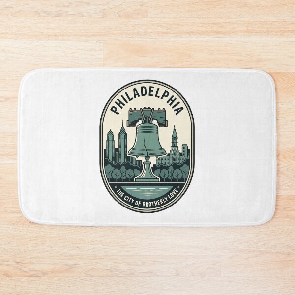 Item preview, Vintage Philadelphia Liberty Bell Skyline Badge designed and sold by k3rstman1.