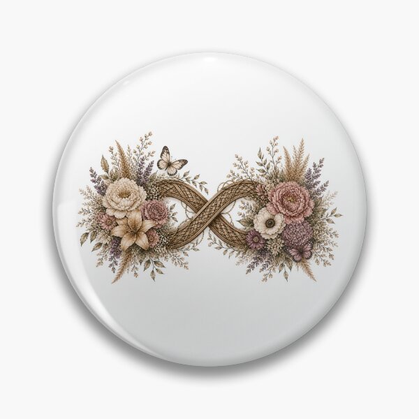 Item preview, Floral Infinity Symbol designed and sold by PetalGarden.
