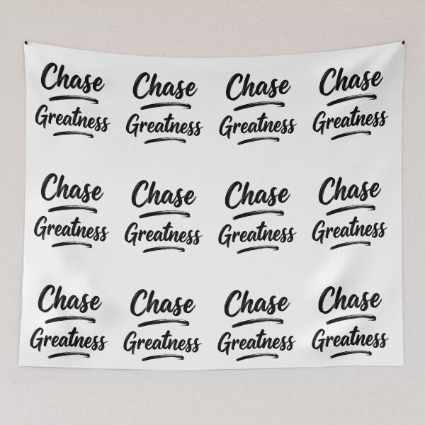 Item preview, Chase Greatness Motivational T-Shirt Design designed and sold by krujoArt.