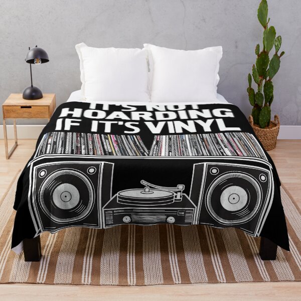 Item preview, Vinyl Funny It's Not Hoarding If It's Vinyl designed and sold by AlanYYoder.