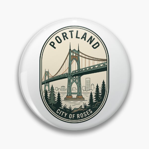 Item preview, Vintage Portland Oregon St Johns Bridge City of designed and sold by k3rstman1.