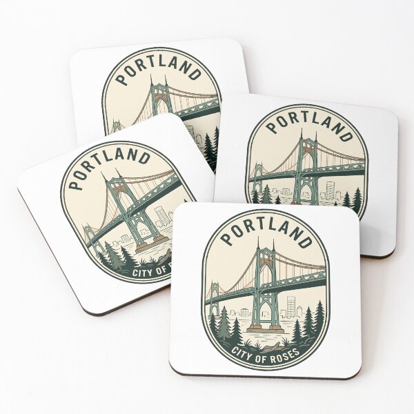 Item preview, Vintage Portland Oregon St Johns Bridge City of designed and sold by k3rstman1.
