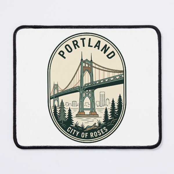 Item preview, Vintage Portland Oregon St Johns Bridge City of designed and sold by k3rstman1.