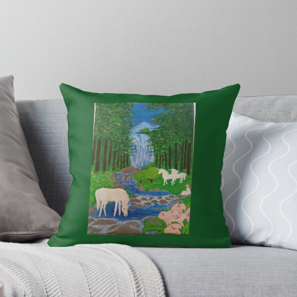 Item preview, Peaceful Forest Waterfall designed and sold by Ermira Mako.