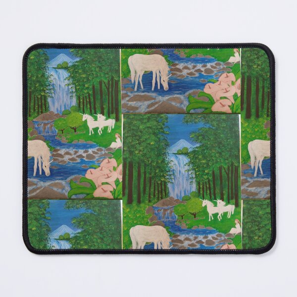 Item preview, Peaceful Forest Waterfall designed and sold by Ermira Mako.