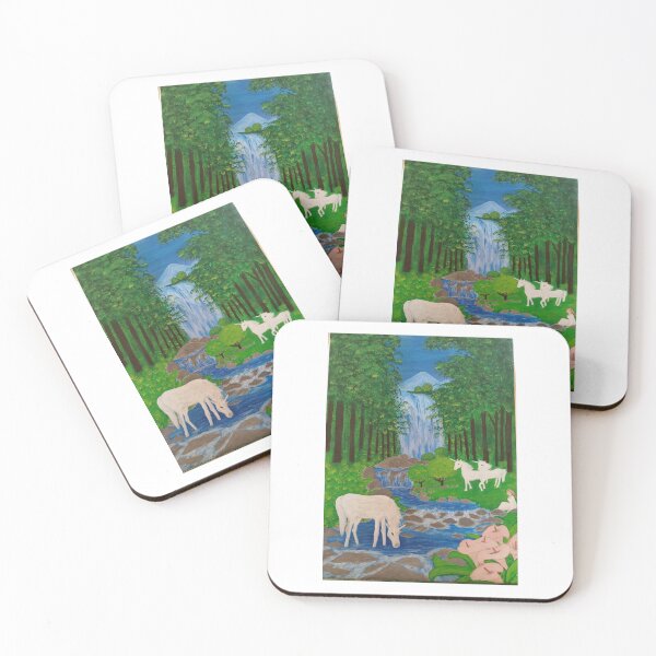 Item preview, Peaceful Forest Waterfall designed and sold by Ermira Mako.